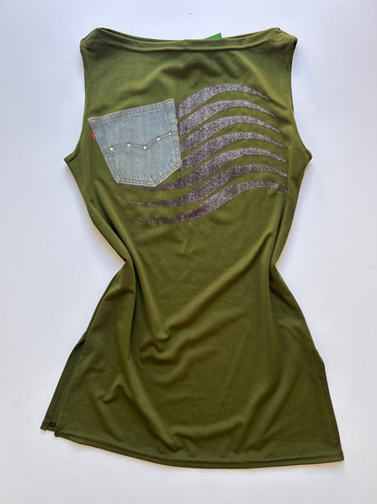 Perfect Y2K green top size S/M
