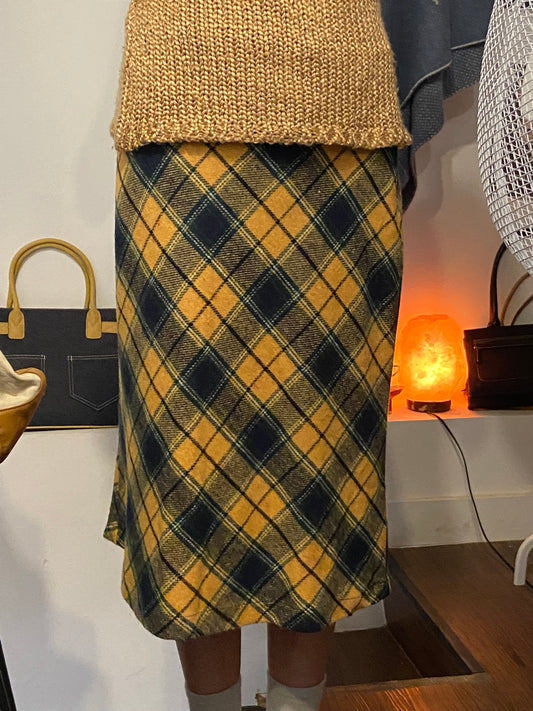 Adorable vintage plaid skirt 34