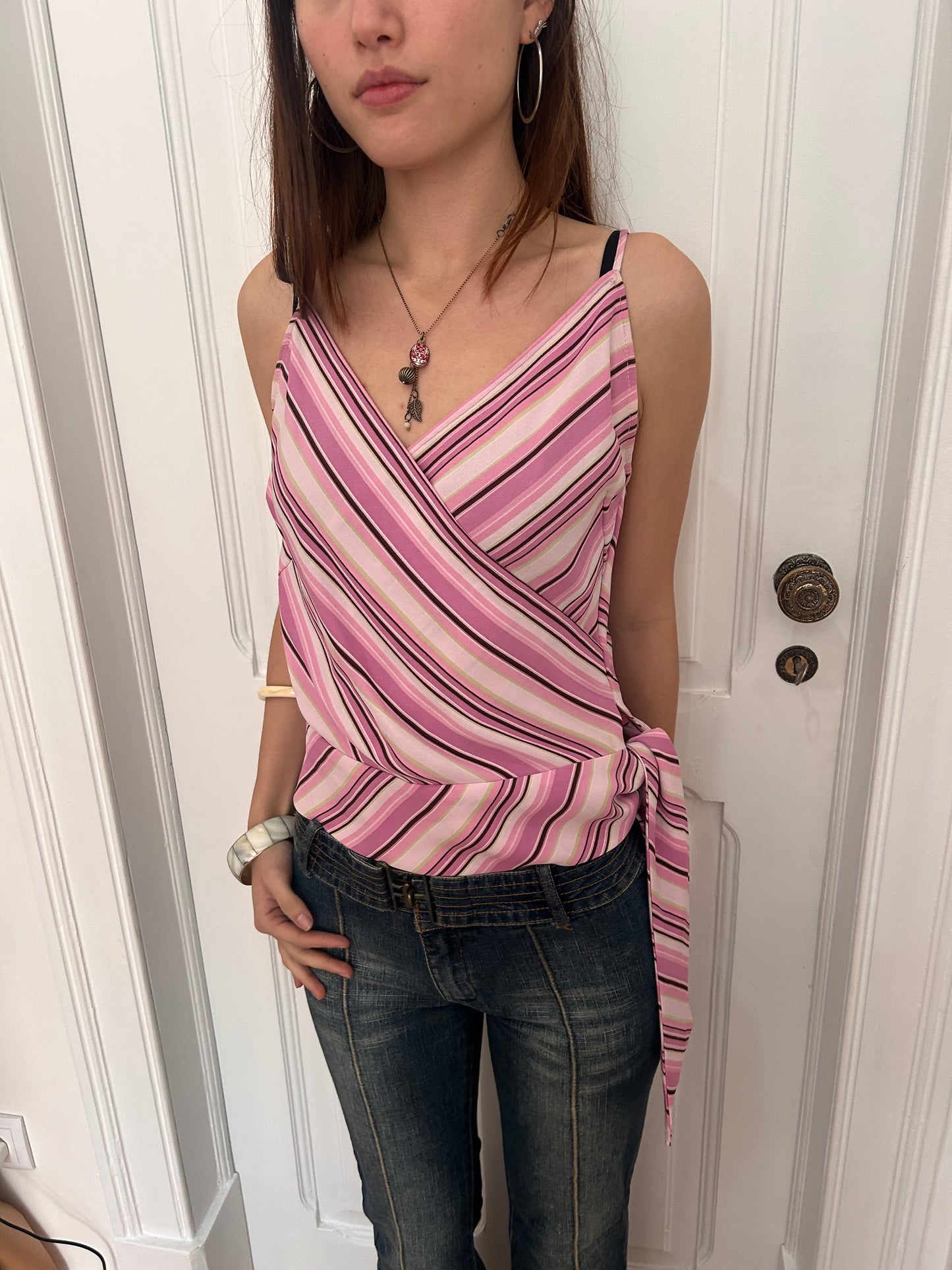 Beautiful stripes fairy top size M