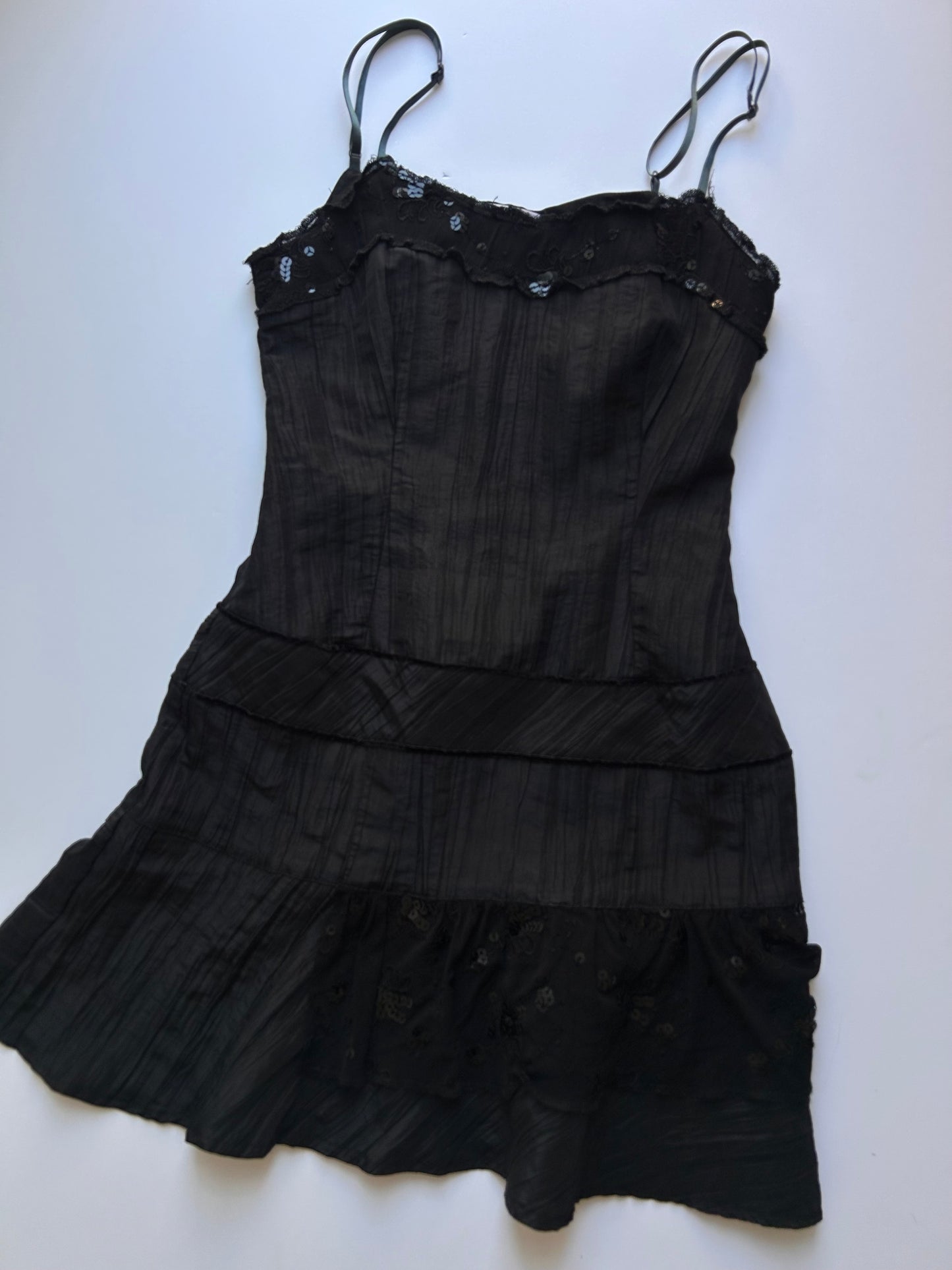 Adorable dark coquette mini dress fairy size XS