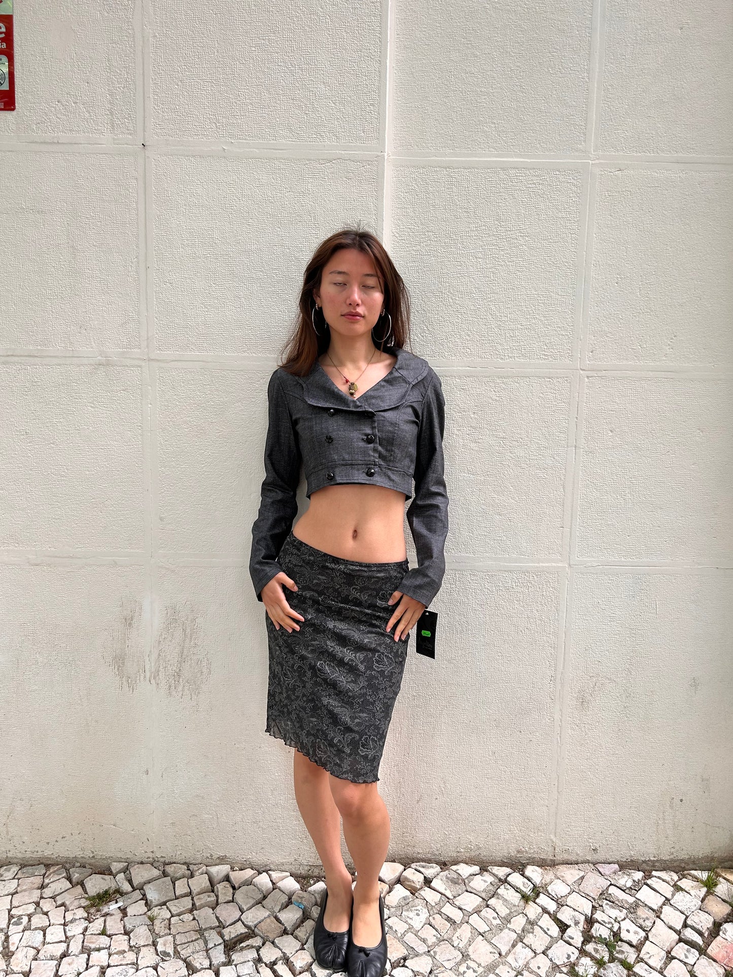Cropped mini jacket size S