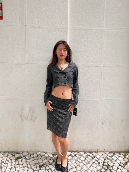 Cropped mini jacket size S