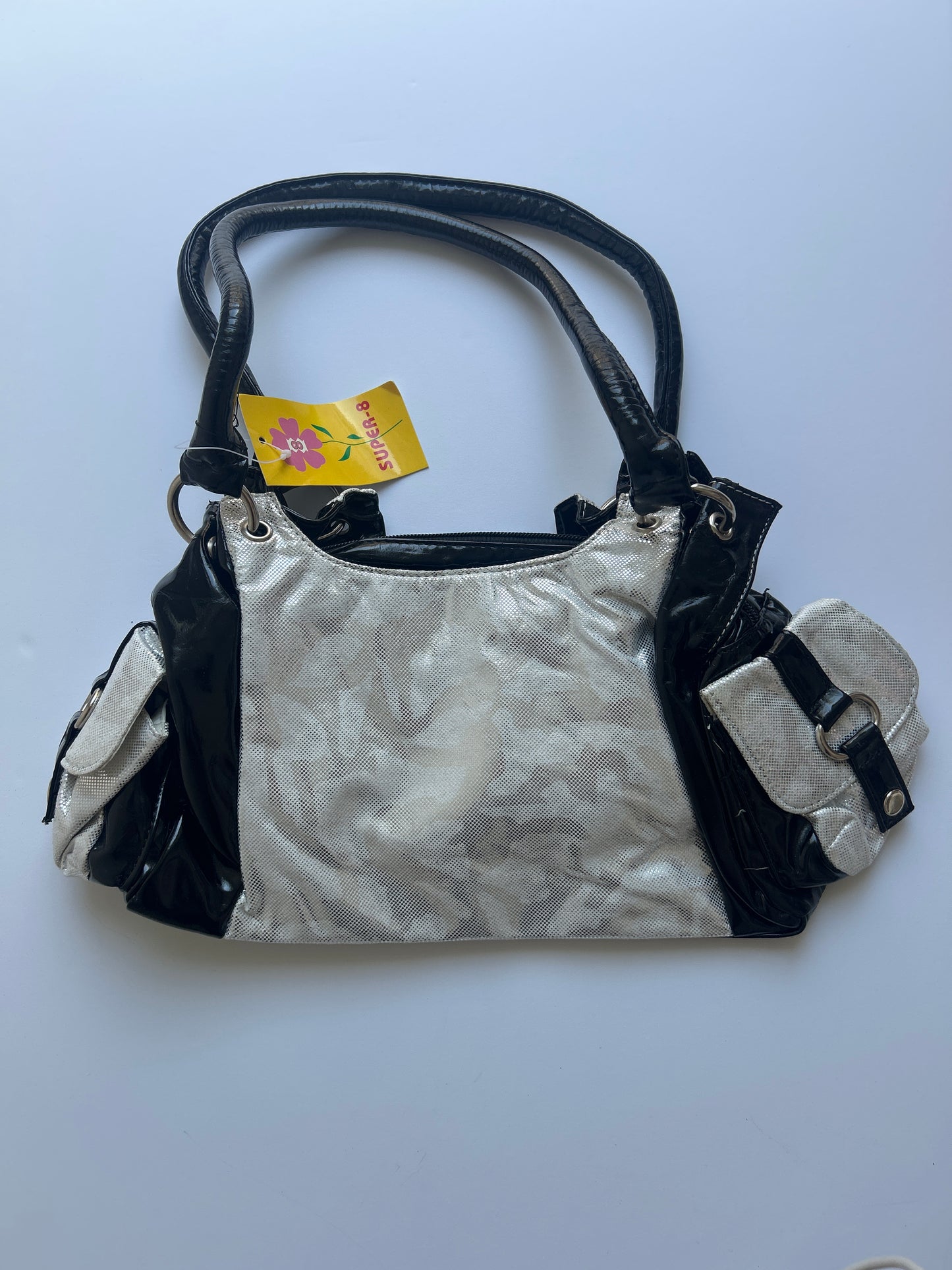 Black and silver normal size bag